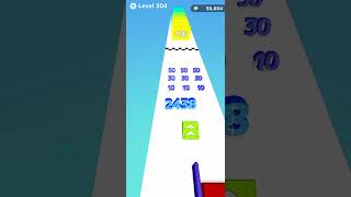 Number Master Run And Merge Level 304 Gameplay Walkthrough Android Shorts [upl. by Pirbhai]