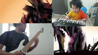 Neon Genesis Evangelion  Thanatos Guitar Cover with Jupiter [upl. by Einre625]