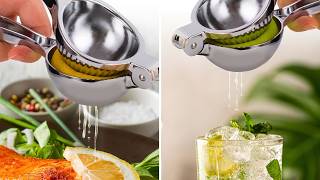 Zulay Kitchen Lemon Squeezer  Stainless Steel Juicer  Lemon Squeezer  Handheld Juicer  Juicer [upl. by Ahsinrat]