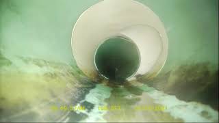 VivaxMetrotech D34HD Camera Demonstration Lined 4 inch pipe into 4 inch green 180 inspection [upl. by Reldnahc]