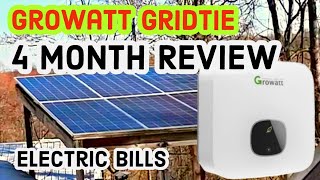 Growatt Gridtie 4 Month Update [upl. by Irbmac]