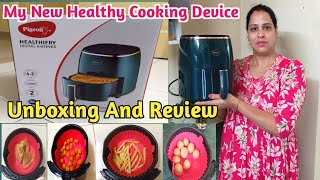 How to Use Pigeon Digital Air fryer Pigeon Air fryer Unboxing And Review  Pigeon Air fryer demo [upl. by Ethbin]