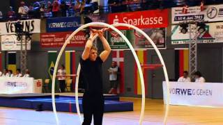 Wheel Gymnastics  Christoph ClausenGermany  StraightLine [upl. by Aciretahs]