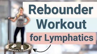 Full Body Rebounder Workout Easy for Lymphatics [upl. by Nahoj]