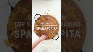 Top Tips for making a Spanakopita [upl. by Ahnavas]