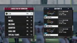 HOW TO BEAT COVER 2 WITH DEEP BLUE MLB COURTESY OF KRAUS 237 SUB TIP MADDEN 18 [upl. by Cathleen]