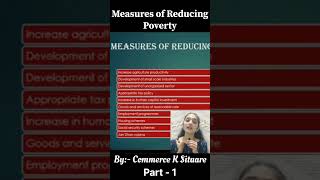 Measures of Reducing Poverty  Part  1  PPT  By CommercekSitaare YouTube trending ppt [upl. by Fiona724]