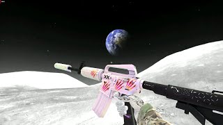 M4A1S Printstream  4x Battle Scarred Holo  Stickers Combo [upl. by Kowatch]