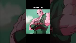 Tien vs Cell dbz anime shorts [upl. by Stoeber]