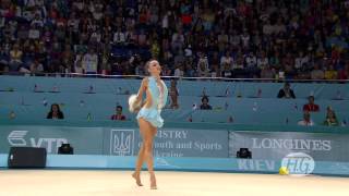 2013 Rhythmic Worlds  Kiev Ukraine  Individual Hoop and Ball Finals  We are Gymnastics [upl. by Saidnac]