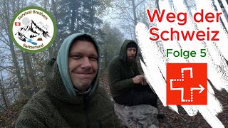 Weg der Schweiz Folge 5 Path of Switzerland wandern Overnighter hiking Natur Outdoor Survival [upl. by Prichard]