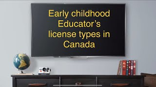 Early childhood educator license types in Canada 🇨🇦 earlychildhoodeducation studyvisa prcanada [upl. by Annavoeg]