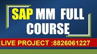 SAP MM full Training in hindi  sap mm full course   SAP MM Full Tutorial hindi version S4 HANA [upl. by Annodas]