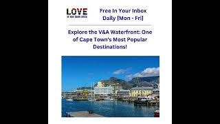 Explore the VampA Waterfront One of Cape Towns Most Popular Destinations [upl. by Raven]