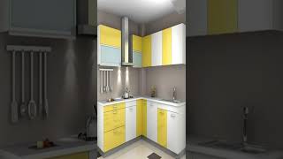 top design color combinations modern kitchen shortvideo trending [upl. by Nomra]