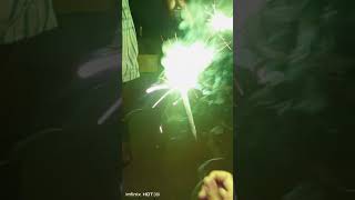 green sparklers shortvideo crackers [upl. by Thorlie]