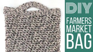 How to Crochet a Farmers Market Bag [upl. by Lambrecht]