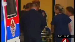 Baby in stroller survives hit by train [upl. by Adnoyek]