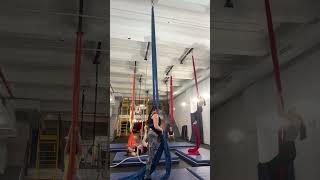 AERIAL SILKS DROPS ARE SCARY aerialsilks aerialist circuseverydamnday [upl. by Swamy200]