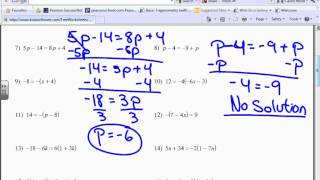 Algebra I Solving Multistep and Literal Equations [upl. by Pernick]