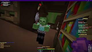 Hypixel Zombies Bad Blood Normal Solo Win [upl. by Alyos842]