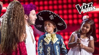 David Majo Valiente y Alana cantan Mi Salón está de Fiesta  Batallas  La Voz Kids Colombia 2018 [upl. by Kcirdahs]