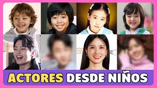 ✨26 ACTORES COREANOS que comenzaron su carrera CUANDO ERAN NIÑOS 🖍️ [upl. by Nnaharas]