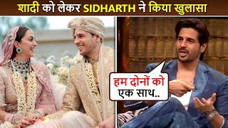 Sidharth Malhotra Opens Up His Married Life With Kiara Advani  Koffee With Karan 8 [upl. by Callahan566]