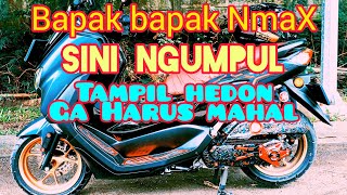 MODIFIKASI YAMAHA NEW NMAX SIMPLE ELEGAN modified yamaha nmax unboxing viral [upl. by Darsie]