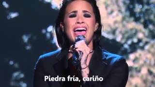 Demi Lovato  Stone Cold Live Subtitulada en Español [upl. by Melantha]