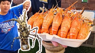 Seafood Paradise at Thonburi Market Place in Bangkok Thailand  Thai Street Food [upl. by Starks674]