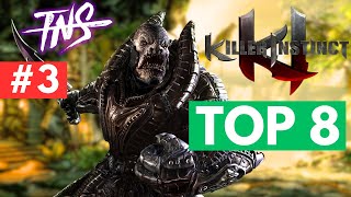 TOP 8 TNS KI Tournament General Raam Hisako Rash Gargos Killer Instinct Tourney [upl. by Schaumberger]