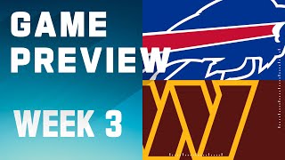 Buffalo Bills vs Washington Commanders  2023 Week 3 Game Highlights [upl. by Etnauj]