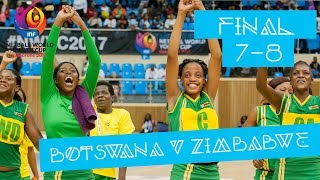 Botswana v Zimbabwe  NWYC2017 [upl. by Rothberg]