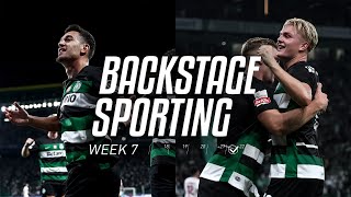 BACKSTAGE SPORTING WEEK 7  Sporting CP x LOSC Lille amp Sporting CP x AVS FS [upl. by Lyj348]