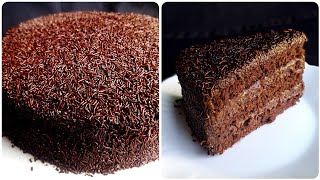 HOW TO MAKE BRAZILIAN BRIGADEIRO CHOCOLATE CAKE  Step by Step Recipe [upl. by Madson]