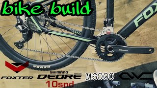 Foxter Evans Bike Build  Shimano Deore M6000 2x10 Speed Group Set [upl. by Savart]