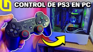 ¿CÓMO CONECTAR el MANDO de PS3 a tu PC GAMER 🤔 Bluetooth y Cable  Tulterial [upl. by Cinomod]