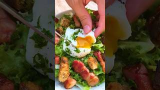 Salade lyonnaise salade recette lyon cuisine recettesalade [upl. by Howzell]