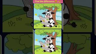 Only genius find the difference 👀😵viral cartoon youtubeshorts shortvideo findthedifferenceyt [upl. by Greta900]