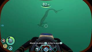 Subnautica Reaper Leviathans Attack [upl. by Linetta228]