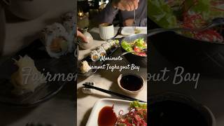 Morimoto  Fairmont Taghazout Bay  Sushi  Date Night  Morocco  Agadir [upl. by Neroc681]