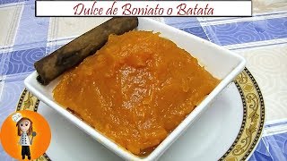 Dulce de Boniato o Batata  Receta de Cocina en Familia [upl. by Brendon]