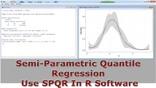 SemiParametric Quantile Regression Use SPQR With In R Software [upl. by Lyrehc]