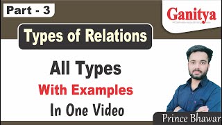 types of relations in discrete mathematics [upl. by Siva947]