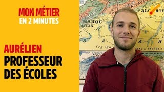 Professeur des écoles  Mon métier en 2 minutes [upl. by Rraval847]