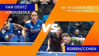 NK Tafeltennis 2023 Finale mixed dubbel [upl. by Trout632]