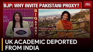 IndianOrigin UK Professor Natasha Kaul Denied Entry into India  India Today News [upl. by Adrell]