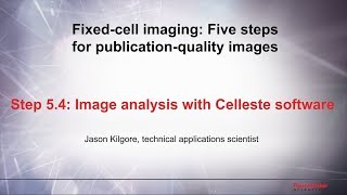 54 Image analysis with Celleste software–Fixed cell imaging 5 steps for publicationquality images [upl. by Hamid806]