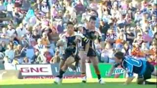 Benji Marshall mad stepping V Cronulla Sharks 2005 [upl. by Aisercal933]